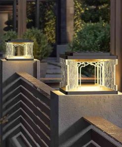 Đèn Trụ Cổng Tản Sáng Năng Lượng Mặt Trời | LEDTOT DTC 47NC